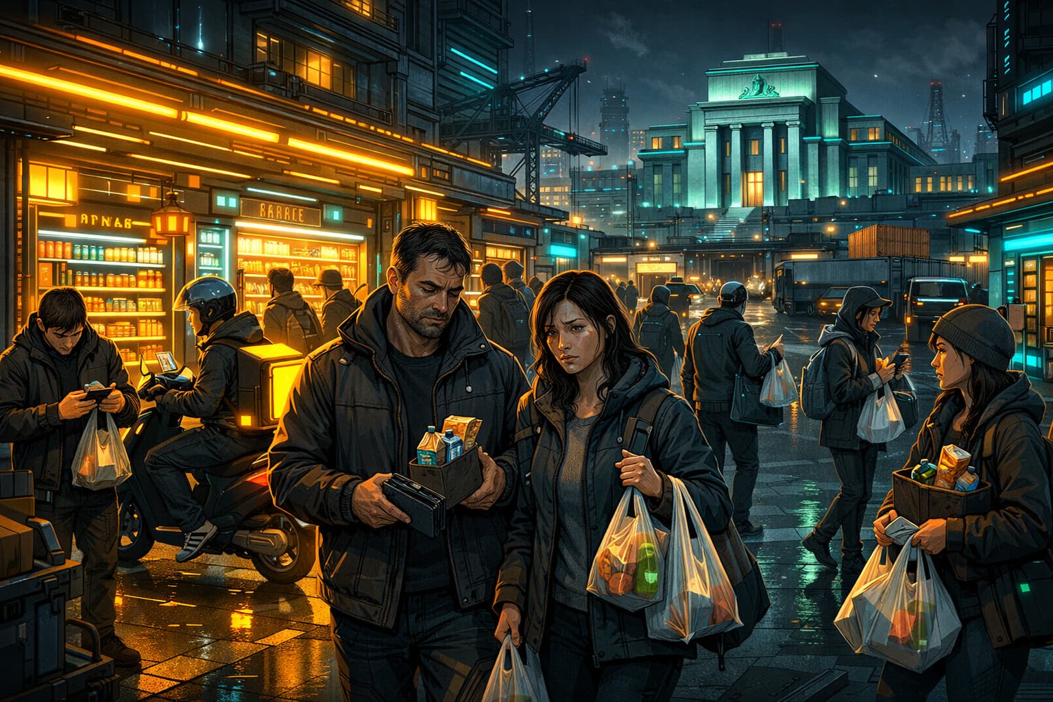 Retail Sales Rise as Inflation Erodes Consumer Spending