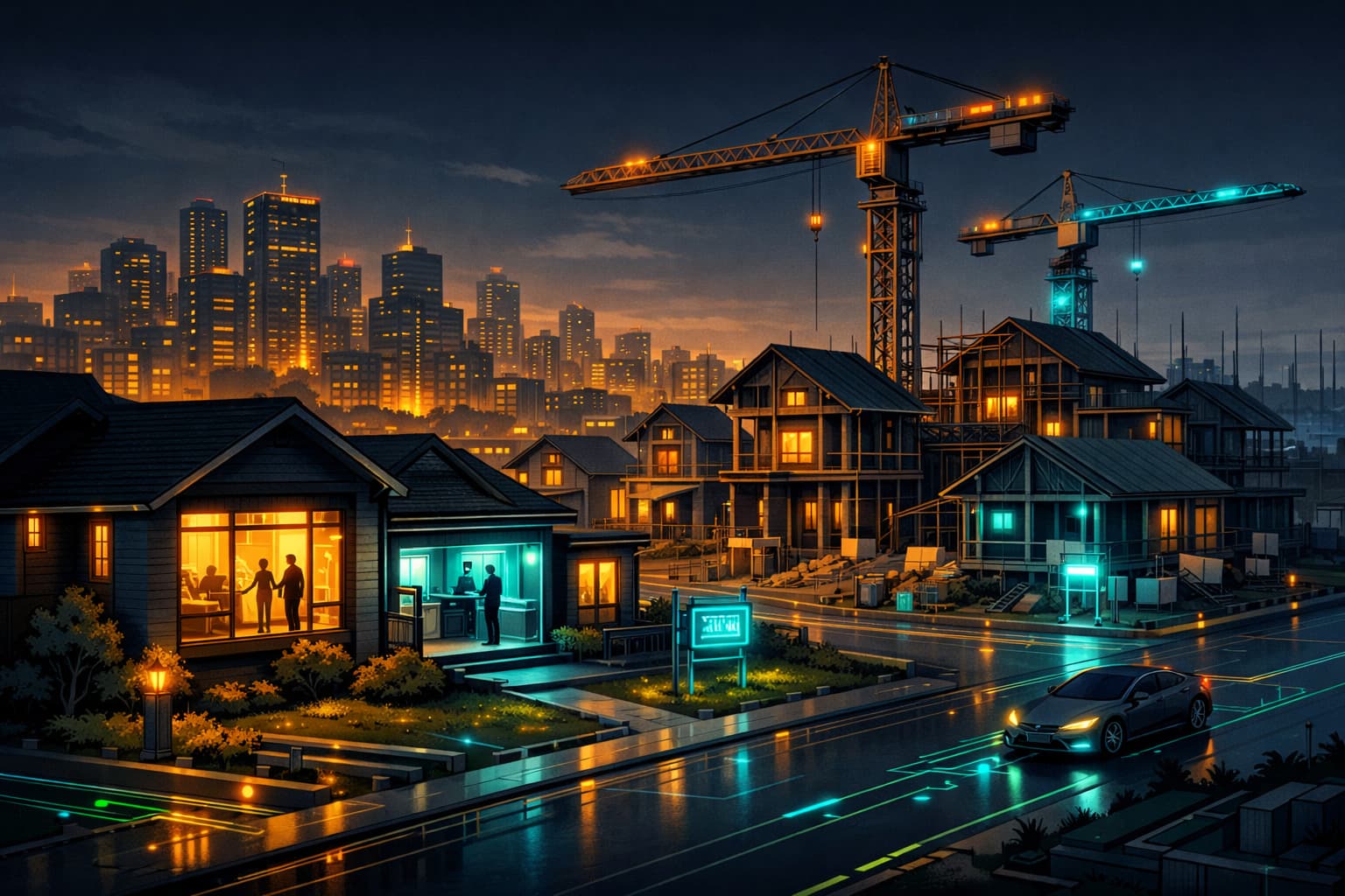 New-Home Sales Plunge as Prices and Permits Hold Up