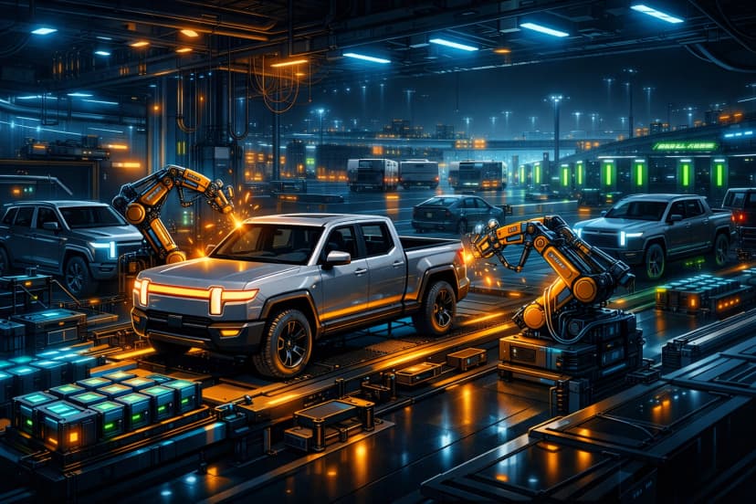 Rivian Automotive, Inc. (RIVN) falls 10.6% on share offering