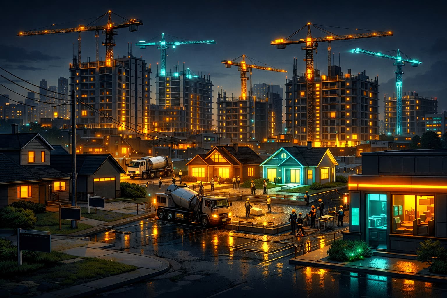 New Home Sales Rise as Housing Market Stays Split
